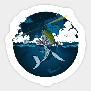 Whaling 1 Sticker